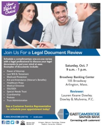 Legal Document Review Arlington MA